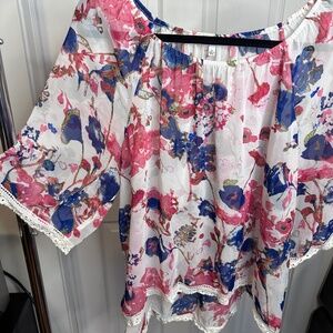 Flowy Floral Sheer Top